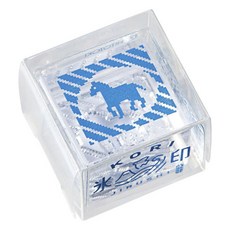 KING JIM HITOTOKI 冰塊水晶印章 馬 22mm, 1個, 不適用