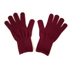 三樂 13針全指薄款針織工作手套, 紫紅色