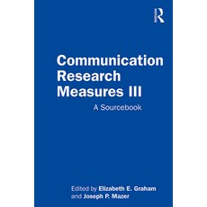 Communication Research Measures III: A Sourcebook 平裝版, Routledge, 英文
