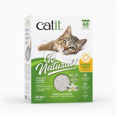 catit. Go Natural! 竹清庭抗臭球砂 超輕量 99.9%無粉塵, 3.6kg, 1個, 香草香