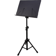 大譜架 琴譜架 樂譜架 菜單架 專業樂器支架 演奏專用譜架 便攜快拆無洞大譜架 K-105-7BN, 黑色, 1個