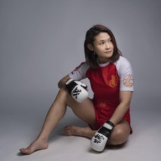 Basico柔術浪人直營店 幸運兔限量聯名格鬥服 #Rushguard #防磨衣, 紅色和白色, 1個