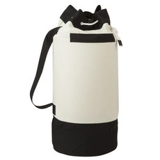 honey can do Extra Capacity Laundry Duffel 洗衣籃, 1個, 白+黑