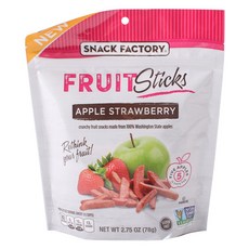 Snack Factory Snack Factory水果條 蘋果草莓, 1個, 78克