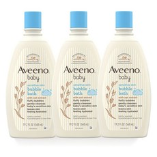 Aveeno 艾惟諾 아비노어린 Been 敏感肌膚燕麥萃取物泡泡浴, 3個, 568ml