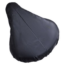 正反兩用自行車坐墊套, 1個, 黑色+銀色