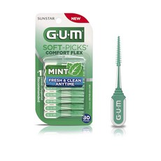 G.U.M 薄荷清新牙間刷, 1個, 80入