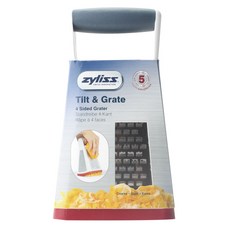 zyliss 4面刨絲器, 1個, 白+紅+灰