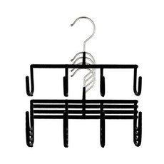 MAWA 前鉤衣架 Gh 配件衣架, 5件, 黑色的
