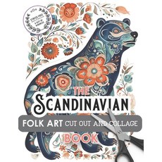 (英文圖書) The Scandinavian Folk Art Cut Out and Collage Book 平裝版, Independently Published, 英文