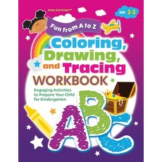 Fun from A to Z: Coloring Drawing and Tracing Workbook 平裝版, Joyce Ann Evans, 英文