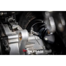 J.M傑米車藝 齒輪箱L型接頭 齒輪箱呼吸管 適用於勁戰、六代、FORCE、SMAX、AUGUR、水冷BWS, 鍍鈦