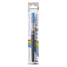 Pentel 飛龍文具 XGFL彩色毛筆, 1個, 天藍色