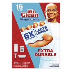 Mr.Clean 神奇魔術擦 加強耐用型 去污劑 15入, 1個