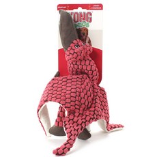 KONG 恐龍造型狗狗玩具 L號, 1個, 珊瑚