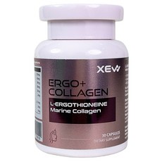 XEW ERGO麥角硫因&海洋膠原蛋白膠囊, 1罐, 30顆