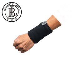 BL魔幻布 多功能加壓護腕(素色系列) - 運動護腕 手腕保護 吸濕排汗, 黑色, 1個