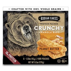 KODIAK CAKES 蛋白酥脆燕麥棒 花生醬口味, 45g, 6入, Peanut Butter