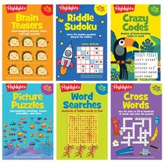 (英文圖書)Puzzle Pads Bundle 平裝版, Highlights Press, 英文