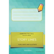(英文圖書)Story Lines - Create Your Own Story Activity Book Plan Write and Illustrate: Un... 平裝版, Independently Published, 英文