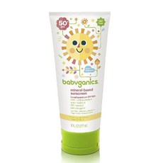 babyganics 孩童礦物防曬霜 SPF50+, 1瓶, 177ml