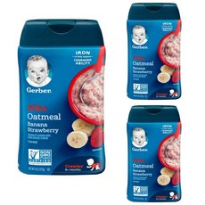 Gerber 嘉寶 副食品水果泥 227g, 3個, 香蕉+草莓