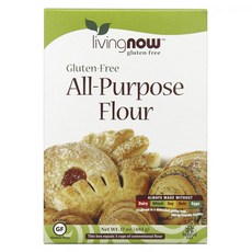 now 健兒婷 無麩質中筋麵粉, 1個, 482克