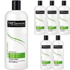 TRESemme 捲髮用保濕護髮素, 6瓶, 828ml
