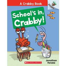 (英文圖書)School's In Crabby!: An Acorn Book (a Crabby Book #5) 平裝版, Scholastic Inc., 英文