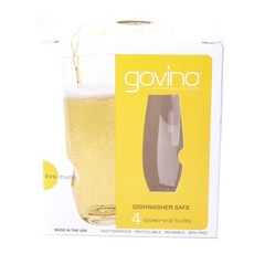 govino Go Anywhere Flute Under Rock 普通酒杯, 4件