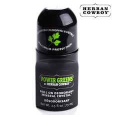 HERBAN COWBOY Power 綠色卷除臭礦物水晶, 1個, 73ml