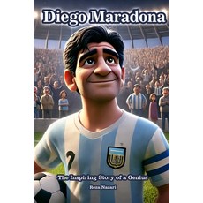 (英文圖書)Diego Maradona: The Inspiring Story of a Genius 平裝版, Effortless Math Education, 英文