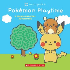 (英文圖書)Pokémon Playtime： A Touch and Feel Adventure (Monpoké Board Book) 硬頁書, Scholastic Inc., 英文
