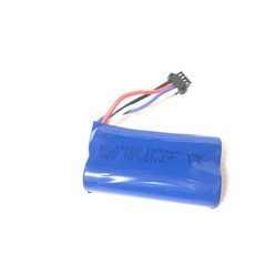 7.4V 1300mAh 攀爬車電池：適用於變形車、合金車及大腳車，SM 4p連接器，提供持久電力, 詳見包裝