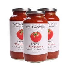 DAVE'S GOURMET 番茄義大利麵醬, 3個, 723g