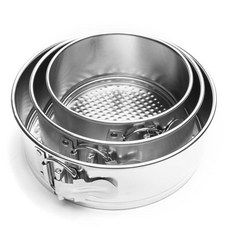 FOX RUN 圓形扣環蛋糕模 3件組, 1個