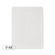 白牛皮信封 小4K (33.2x26cm) 牛皮紙信封 文件信封, 500個