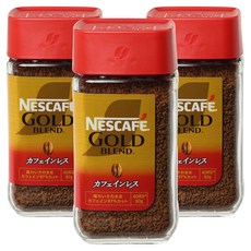 NESCAFE 雀巢咖啡 黃金BLEND低咖啡因即溶咖啡, 80g, 3個, 1件