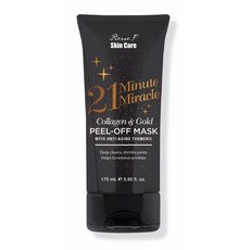 21Minute Miracle膠原蛋白&黃金緊緻薑黃撕拉式面膜 175ml, 1個, 1個