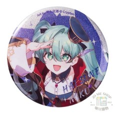 mocyu 初音未來 科技系列 150mm 圓形胸章 附支架立牌