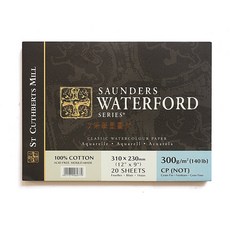 【汶采】英國山度士瓦特夫精裝水彩本(WF300) 41*31cm 專業級純棉水彩紙, 23*31-CP/膠裝本