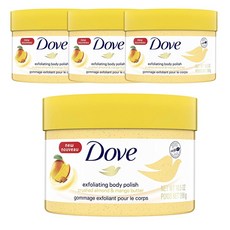 Dove 多芬 去角質磨砂膏 碎杏仁＆芒果油, 4個, 298克