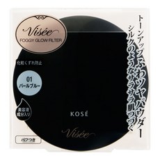 Visee 柔霧幻紗蜜粉餅, 7g, 1盒, 001 透亮冰藍