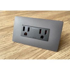 Panasonic國際牌 附發票 日本製 超薄灰面板 ADVANCE蓋板 廚房插座 向下插座 最薄面板 不易髒