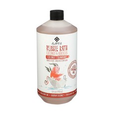 ALAFFIA 孩童椰子芙蓉泡泡沐浴露 椰子草莓香, 1瓶, 950ml