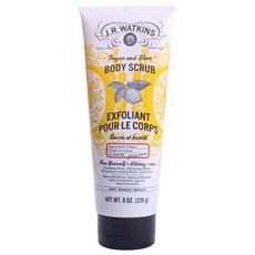 J.R. WATKINS Sugar and Sheer 身體磨砂檸檬霜, 1個, 226克