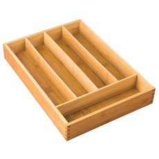 Interdesign Formbu 餐具托盤 餐具整理盒, 1個, 木製