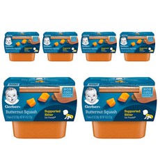 Gerber 嘉寶 孩童食物泥 2入組, 胡桃南瓜口味, 142g, 6組