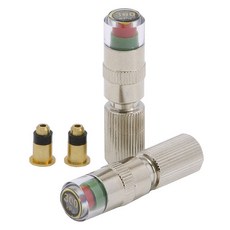 Panaracer PA 300 KPA氣壓檢查轉接頭, 1組, 金色+銀色