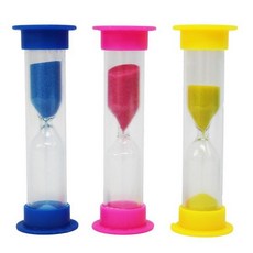 3分鐘沙漏 單管沙漏 (進口) 沙鐘 沙壺 教學用沙漏教材 計時 科學實驗 自然教學 教具, 一個入